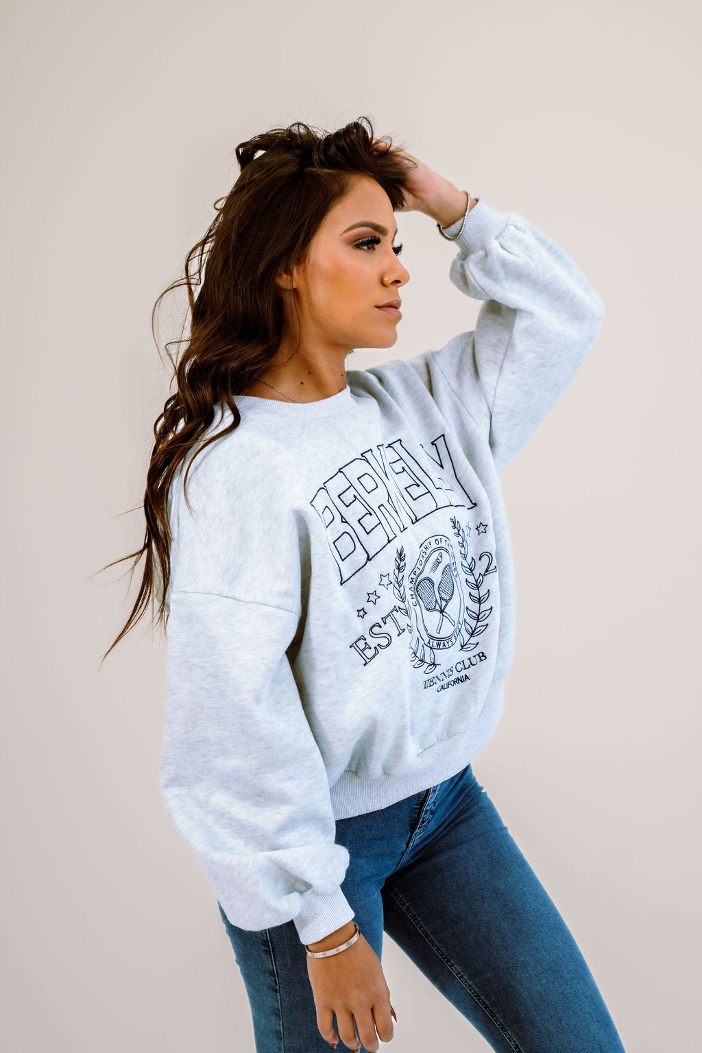 BERKLEY PREP GREY SWEATER