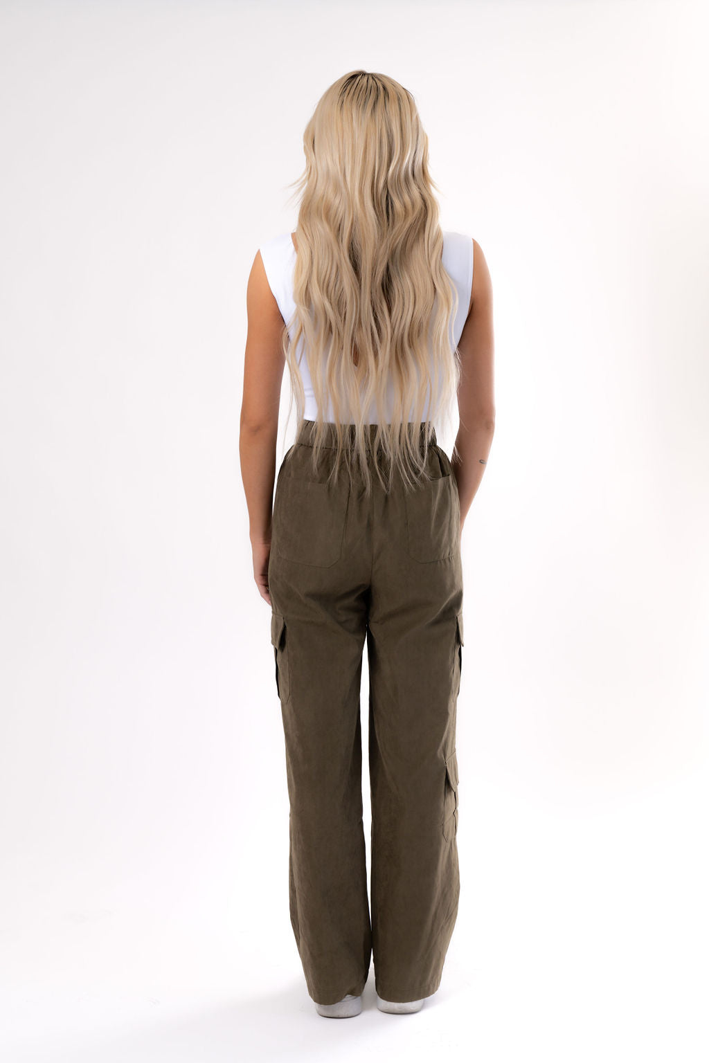 GWYEN OLIVE CARGO PANTS